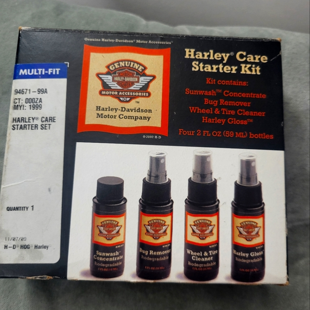Authentic Harley Davidson Starter Kit